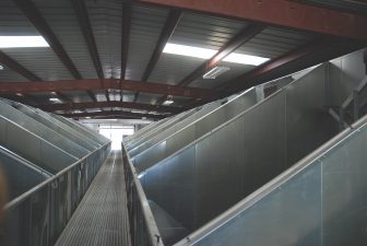Some growers dry their pecans using bins like this one. Forry Orchards in Colusa, California, installed these drying bins in their dehulling facility in 2015. Drying your pecans is a necessary task that can impact your profits.