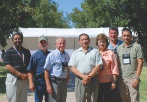 Among the program participants at the Jimenuez conference, Sept. 21-22, pictured at right, left to right, were Julio Cesar Lopez Diaz of Chihuahua, Bill Ree of Texas, Frank Matta of Mississippi, Esteban Herrera of Texas, Cindy Wise of Texas, Juan Silva of Mississippi and Leonardo Lombardini of Texas.