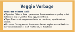 A sidebar from the printed version of this article that defines a few trendy food terms—vegetarian, vegan, and flexitarian.