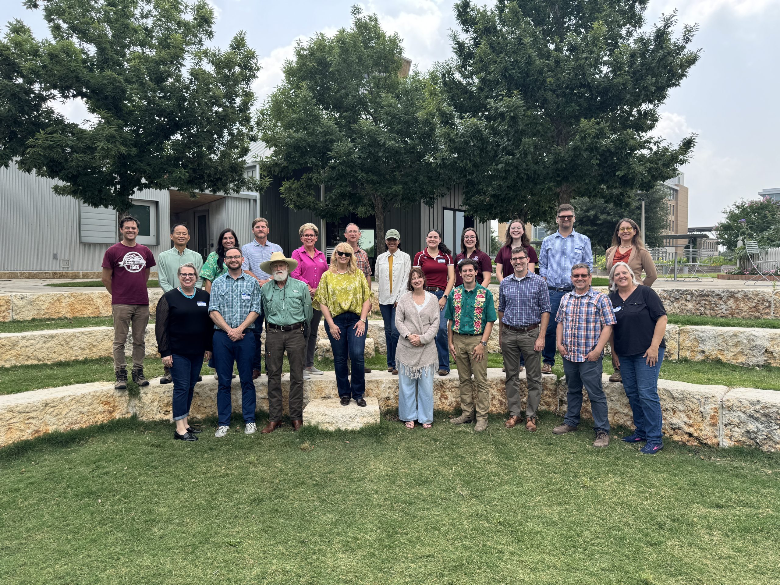 Figure 1. The research team and the associated advisory board leading efforts for the USDA NIFA "Trees for the Future" grant attended the annual collaborator Scientific and Advisory Board meeting that took place in College Station, TX hosted by Texas A&M University.